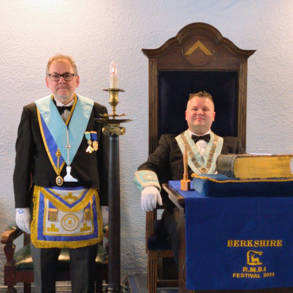 With W Bro Andy McNab - the Senior Warden for 2026